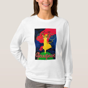 Peugeot Bicycle Vintage PosterEurope T-Shirt