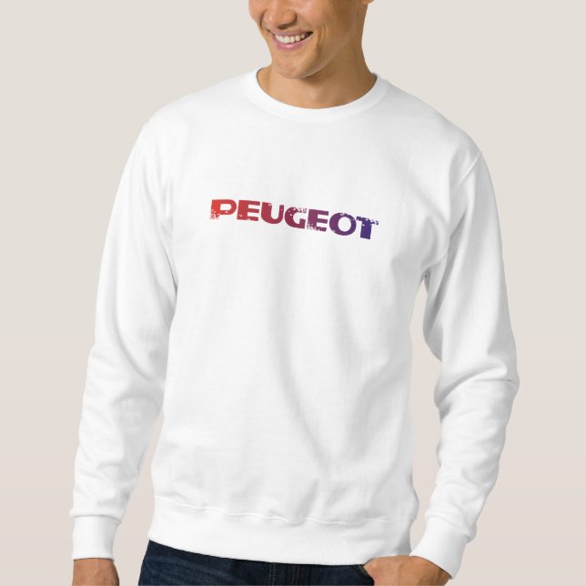 Peugeot cool retro sweatshirt (Front)