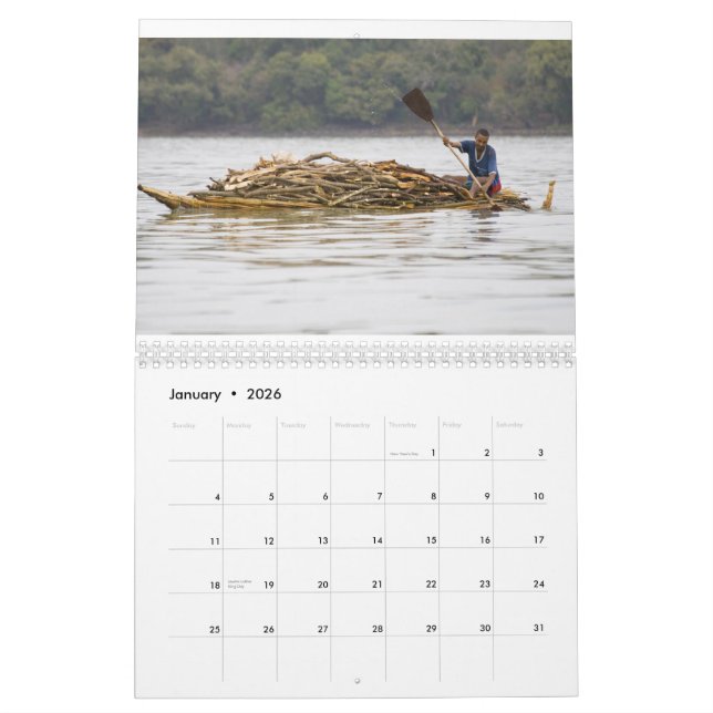 PEUPLE D'ETHIOPIE Calendrier Mur (Jan 2026)