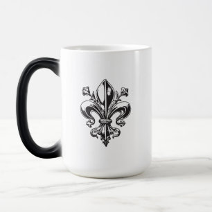 Peuple Français Fleur de Lys médievale fraternité Magic Mug