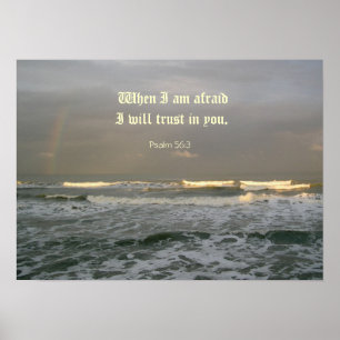 Peur, affiche chrétienne