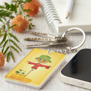 Peur Avec Porte - clé Citrouille