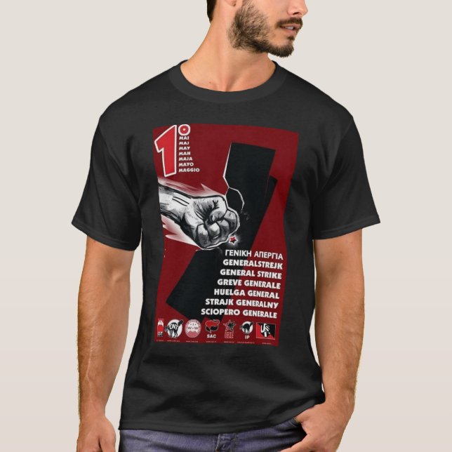 peut 1 T-shirt de grève (Devant)