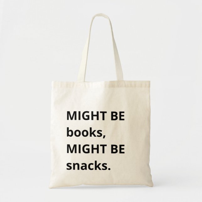 Peut-Être Des Livres, Peut-Être Des Snacks Sac fou (Devant)