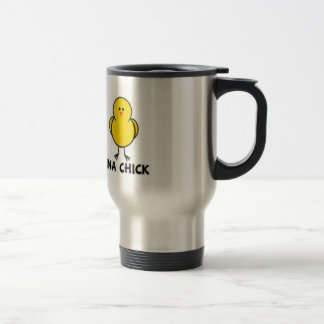 PEUT la tasse de voyage de poussin