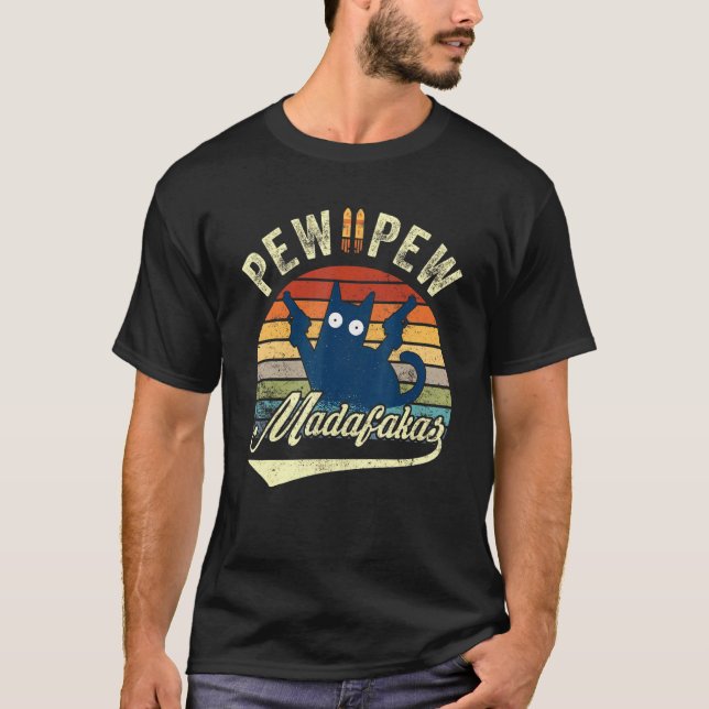 Pew Madafakas Cats Tops Summer Dresses Pyjamas Pew (Front)
