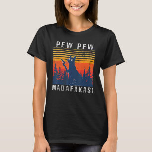 Pew Pew Madafakas German Shepherd Dog T-Shirt