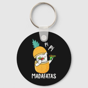 Pew Pew Madafakas Pi-day Funny Cat Teacher Student Keychain