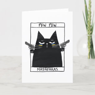 Pew Pew Madafakas Thank You Card
