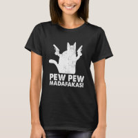 Pew Pew Madafakas Vintage Crazy Retro Graphic