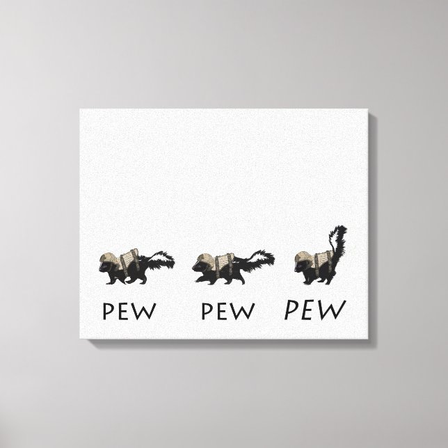 "PEW PEW PEW" print by Jaime Munt (Front)