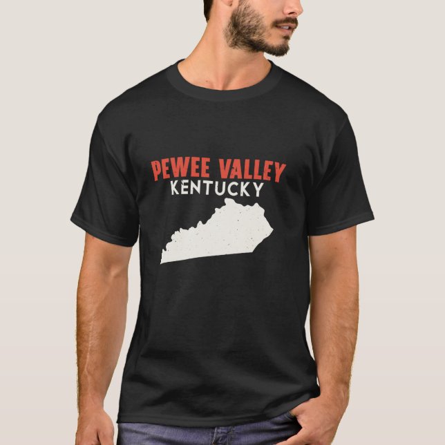 Pewee Valley Kentucky USA State America Travel Ken T-Shirt (Front)
