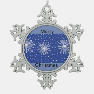 Pewtar Snowflake decoration