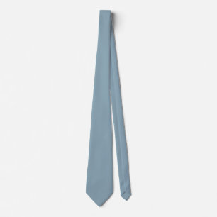 Pewter Blue Solid Colour Tie