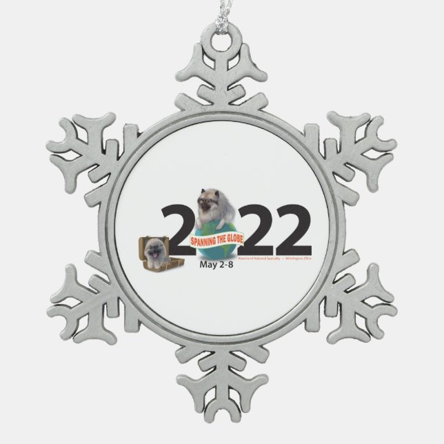 Pewter Christmas Ornament (Front)