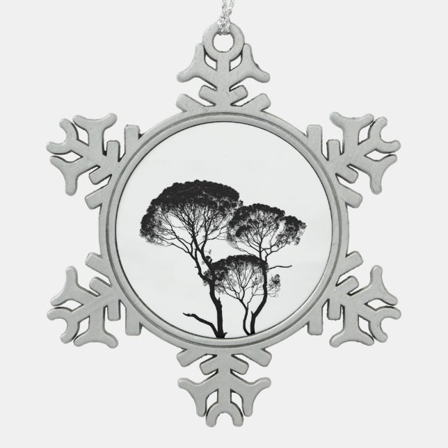 Pewter Snowflake Ornament (Front)