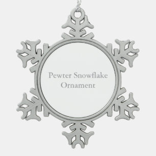 Pewter Snowflake Ornament