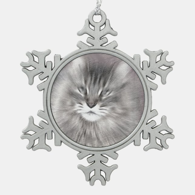 Pewter Snowflake Ornaments (Front)