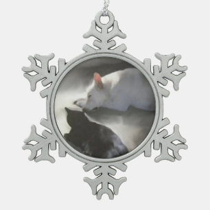 Pewter Snowflake Ornaments