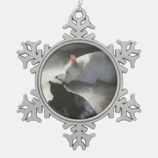 Pewter Snowflake Ornaments
