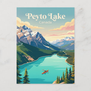 Peyto Lake Canada Postcard