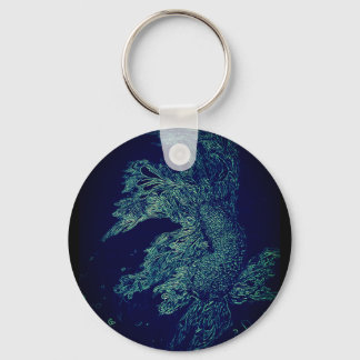 pez betta de estanque keychain