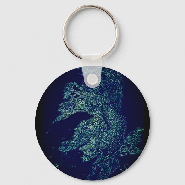    pez betta de estanque  keychain (Front)