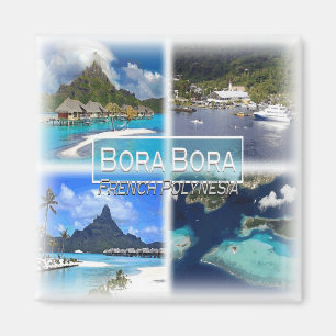 PF0024 Oceania, French Polynesia, Bora Bora fridge Magnet
