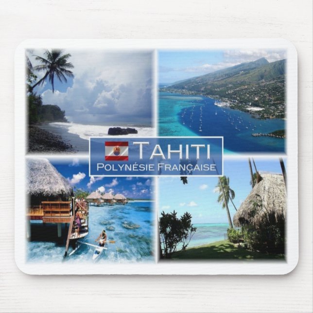 PF French Polynesia - Tahiti - Mouse Pad (Front)