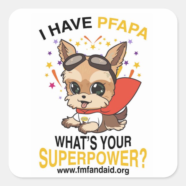 PFAPA Superpower Sticker (Front)