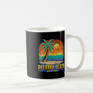 Pfeiffer Beach California Vintage Distressed Souve Coffee Mug