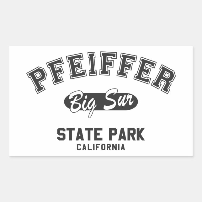 Pfeiffer Big Sur State Park, California Sticker (Front)