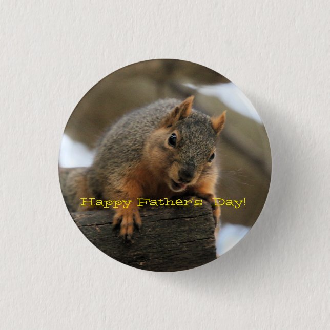 Pfft  Happy Father's  day    1 Inch Round Button (Front)