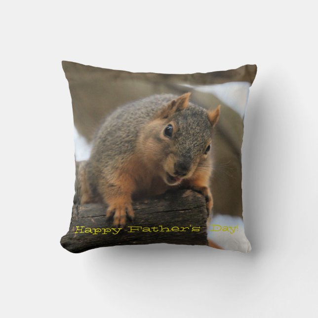Pfft  Happy Father's  day   Throw Pillow (Front)
