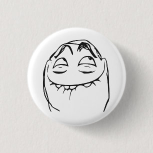 PFFTCH Laughing Rage Face Comic Meme 1 Inch Round Button