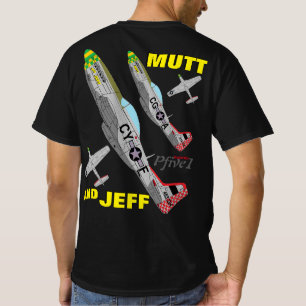 Pfive1 P-51 "Mutt and Jeff" 3rd Scouting Force T-S T-Shirt