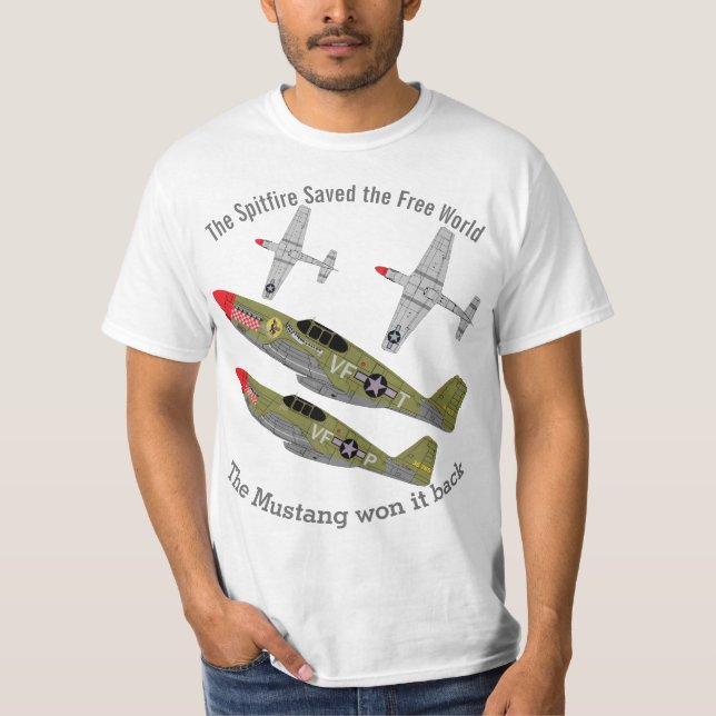 Pfive1 P-51 Winner T-Shirt (Front)