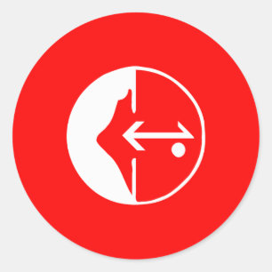 Pflp, Colombia Political flag Classic Round Sticker