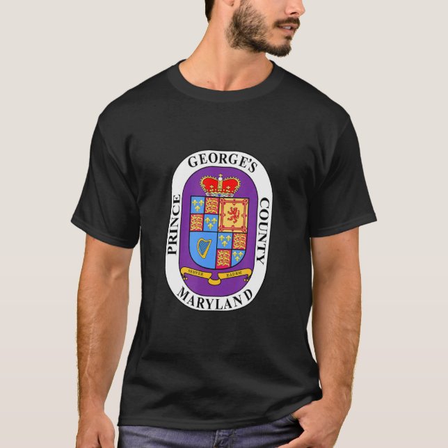 Pg County Maryland Md Prince George's County  T-Shirt (Front)