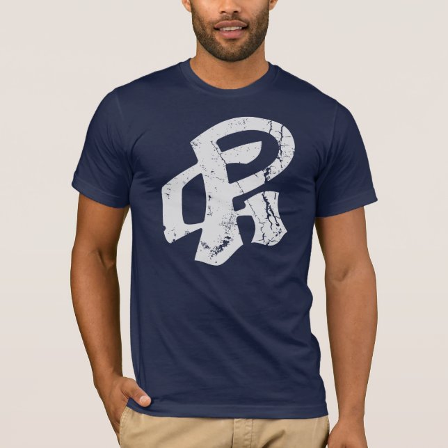 PG distressed white T-Shirt (Front)