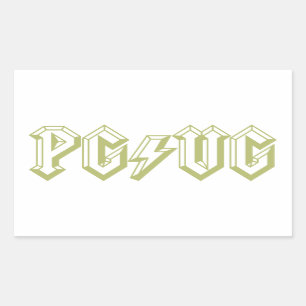 PG/VG Green Sticker