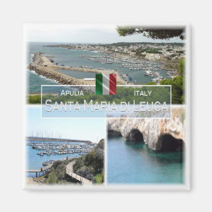 PGL004 SANTA MARIA DI LEUCA, Apulia, Fridge Magnet