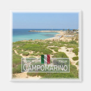 PGL007 CAMPOMARINO DI MARUGGIO, Apulia, Fridge Magnet