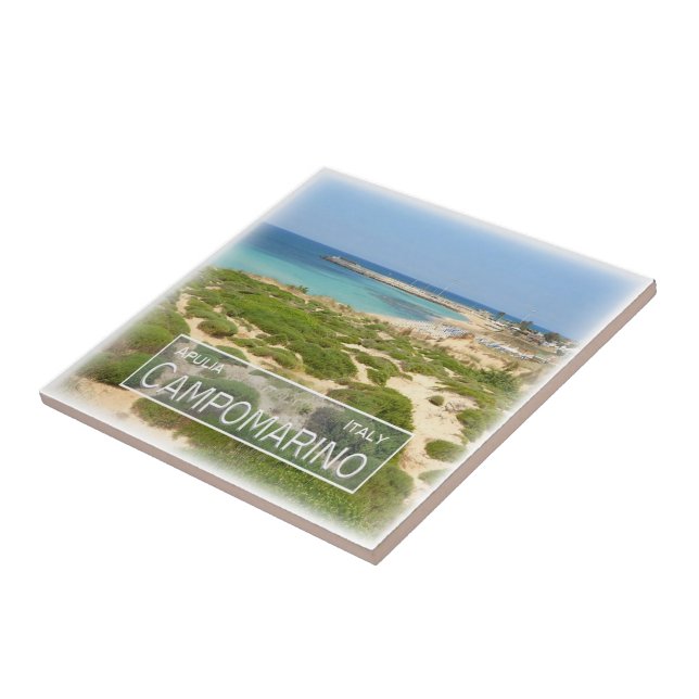 PGL008 CAMPOMARINO DI MARUGGIO, Apulia, Tile (Side)