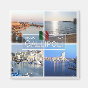 PGL018 GALLIPOLI, SALENTO, Apulia, Fridge Magnet