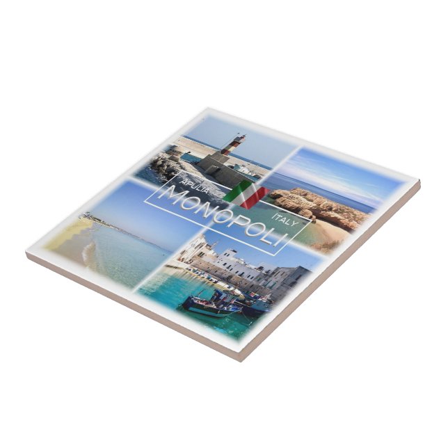 PGL020 MONOPOLI, Apulia, Italy, Tile (Side)