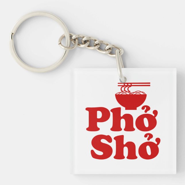 Phở Shở Keychain (Front)