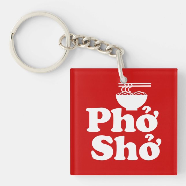 Phở Shở Keychain (Front)