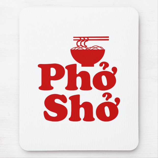 Phở Shở Mouse Pad (Front)