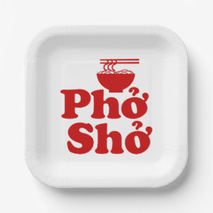 Phở Shở Paper Plate